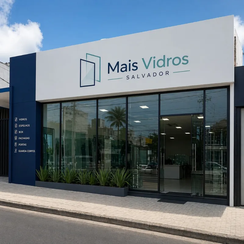 Fachada Mais Vidros Salvador